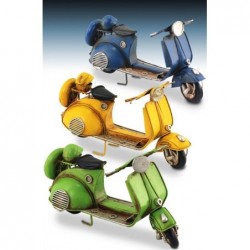 Set 3 Motos Vespa Decorativas 26 cm