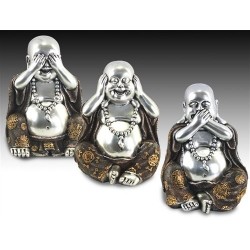 Set 3 Figuras buda 20 cm