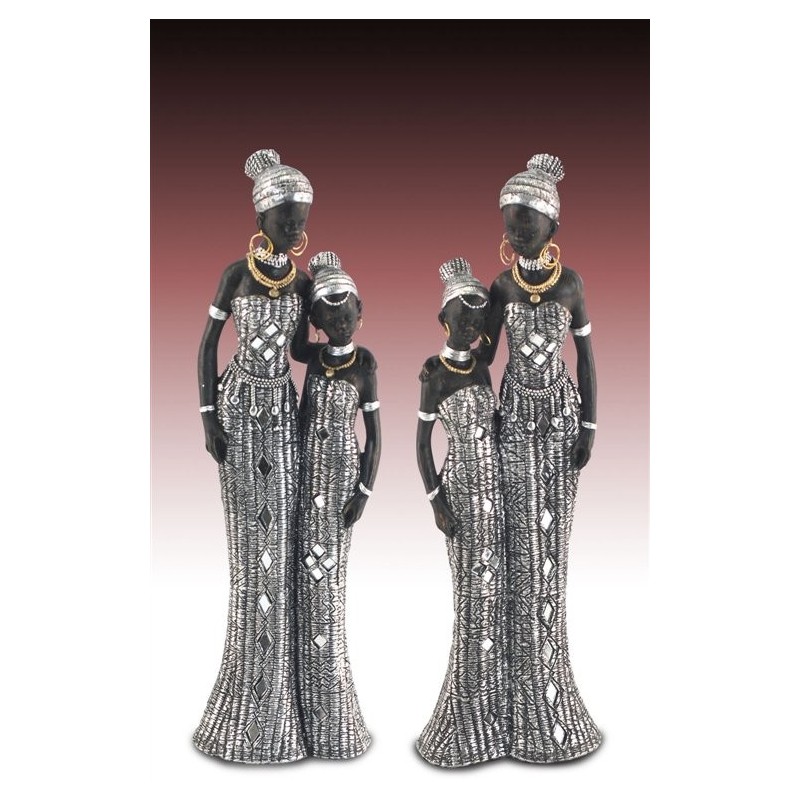 Set 2 Figuras Africanas 30 cm