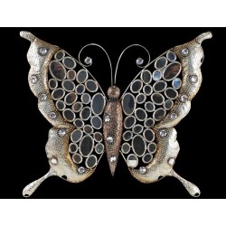 Figura Decorativa Metal Mariposa 58 cm