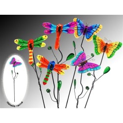 Set 6 Adornos para Plantas Mariposas y Libelulas 82 cm