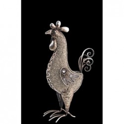 Figura Metalica Gallina 30 cm