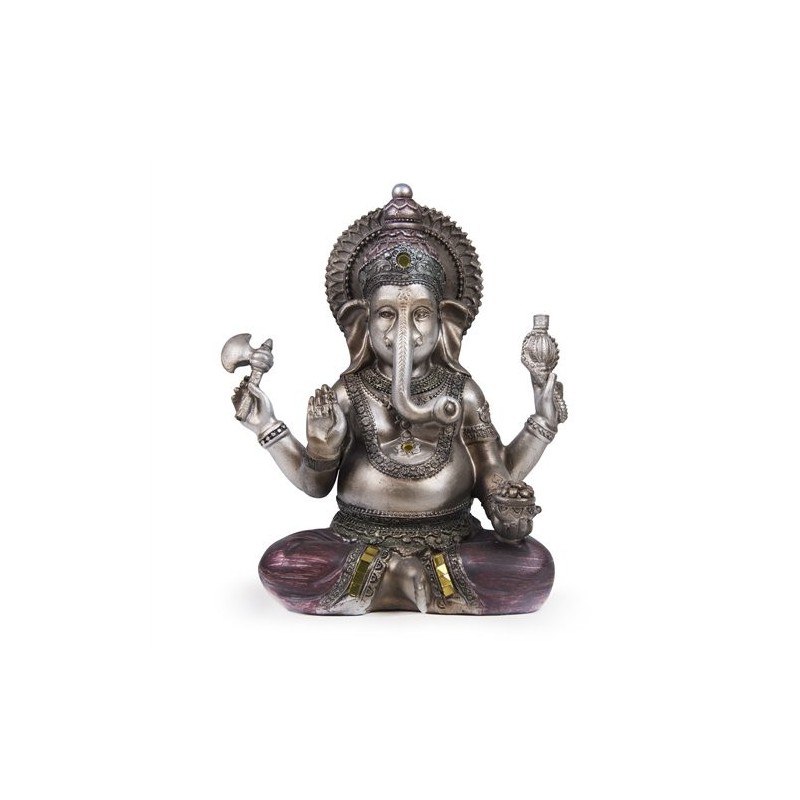 Figura Budista Ganesh Resina 20 cm