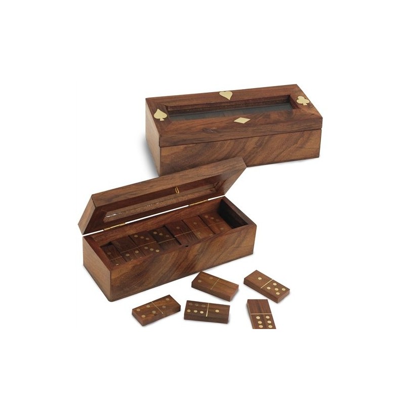 Juego Domino Madera con Caja 15 cm