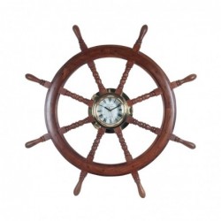 Reloj Pared Retro Timon Barco 92 cm