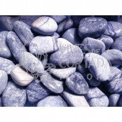 Piedras Rodados de Cuarzo Azul (pack de 250 gr) 5x3 cm