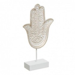 Figura Decorativa Mano de Fatima en Peana 28 cm