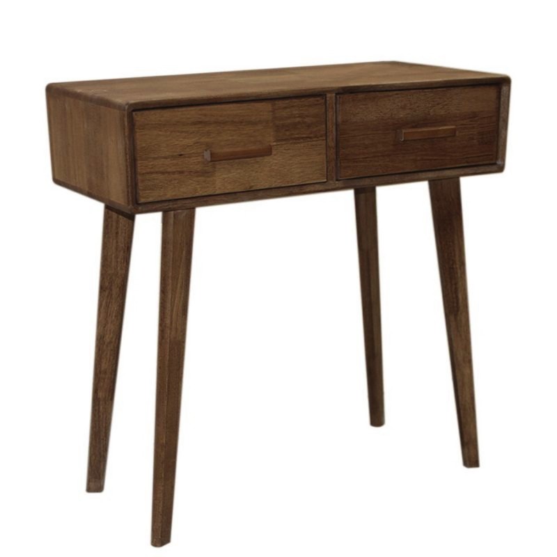 Mueble Consola Madera Dark Forest 2 Cajones 80 cm