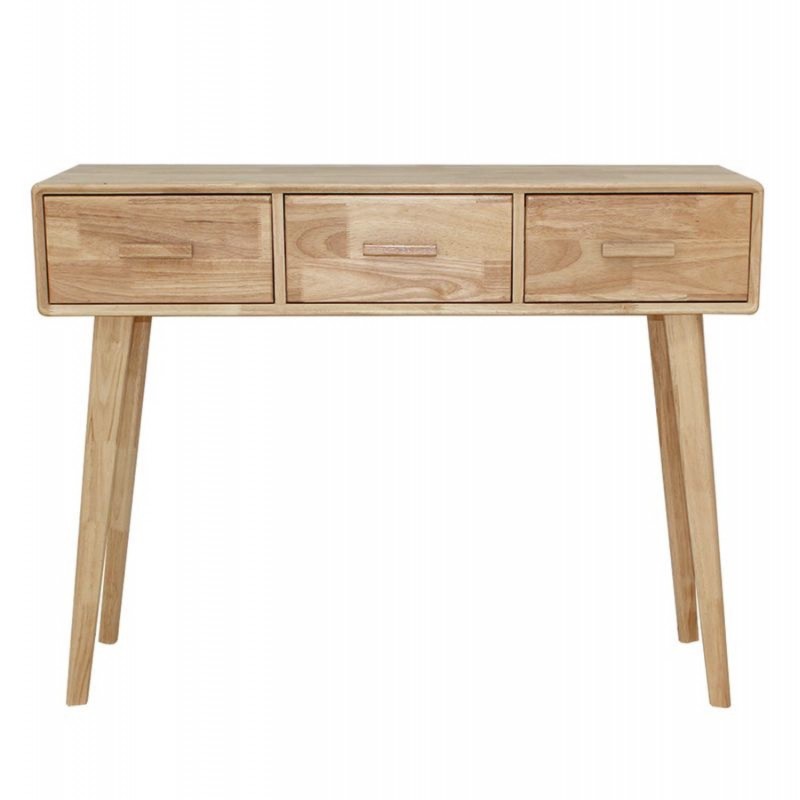 Mueble Consola Madera Forest 3 Cajones 100 cm