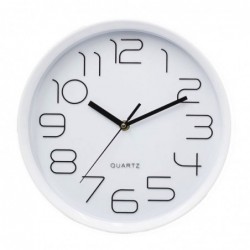 Reloj de Pared PVC Blanco Redondo 28 cm