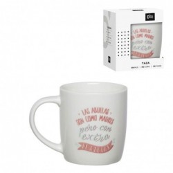 Taza Mug 350ML Ceramica Blanca Regalo Abuela 10 cm