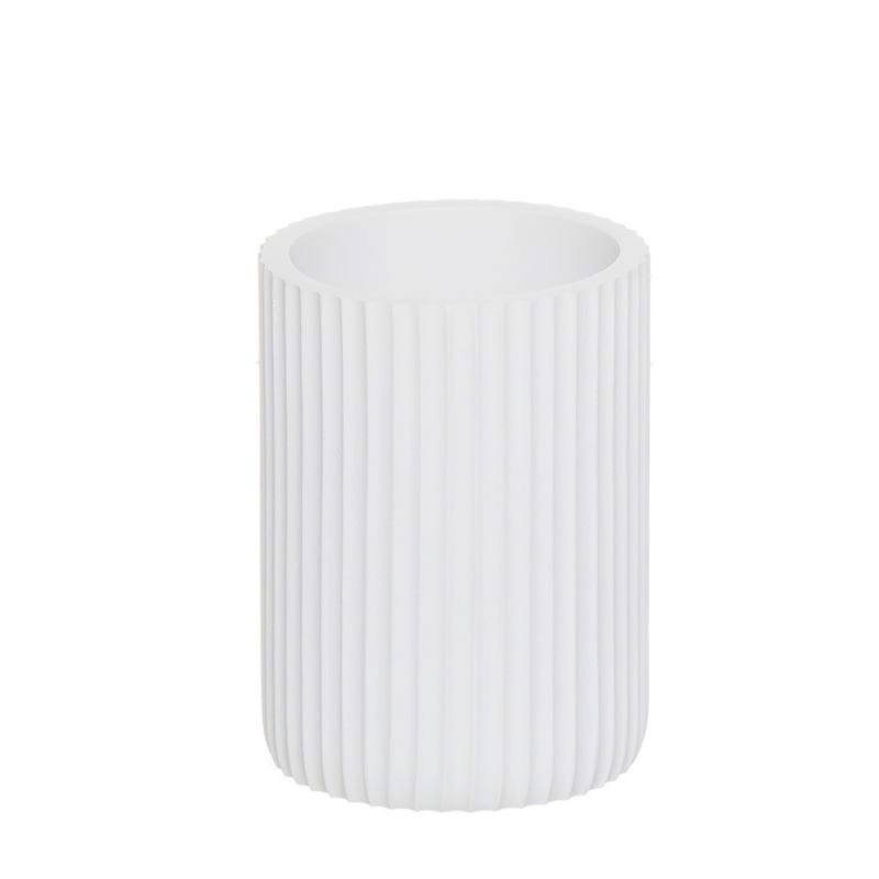 Vaso de Baño City Resina Blanco 10 cm