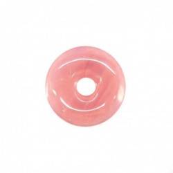 Donut Grande de Cuarzo Rosa