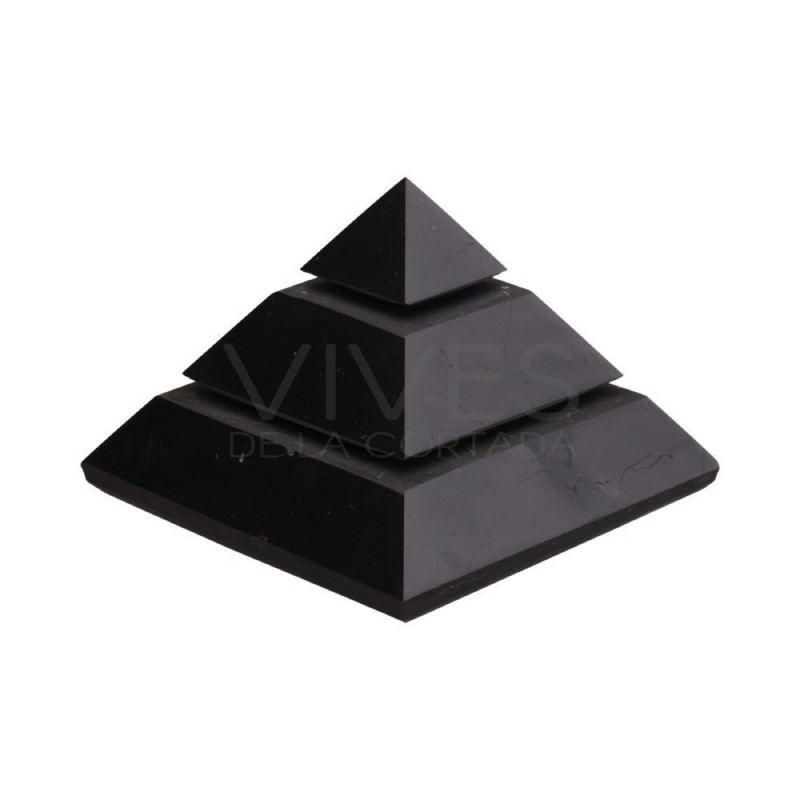 Piramide de Shungit Sakkara 7x7cm