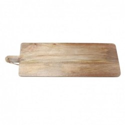 Tabla de Cortar Grande de Cocina de Madera Marrón Clásica