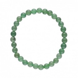 Pulsera de Cuarzo Verde 6mm