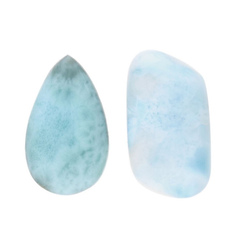 Cabujón de Larimar Extra (Pack 10gr) Piedra Natural para Joyería