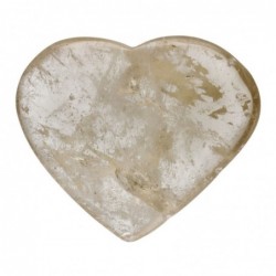 Corazón de Citrino Calentado | Piedra Natural | Lujo | Meditación | Regalo