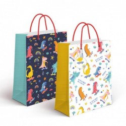 Bolsa Papel Dinos x2...